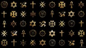 vj video background Golden-Big-Mix-elements-Grid-Pattern-Random-in-Art-Deco-style-isolated-on-black-background-Ultra-HD-VJ-Loop-yl2c5m-1920_003